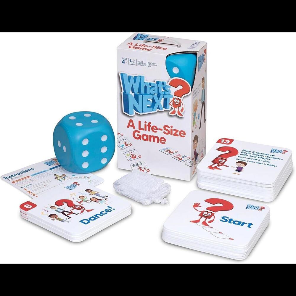 What's Next? A Life-Size Game, Jumbo Sized, Create Memories, Family Game Night